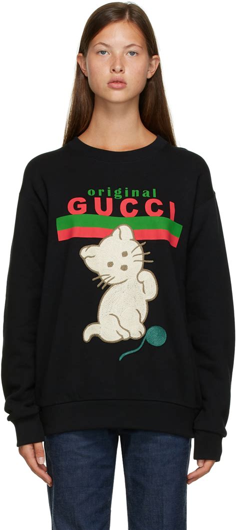 gucci cat sweater cheap|gucci tote with cat.